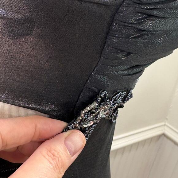 Blondie Nites Stacy Sklar Size 5 Prom Dress Y2K Maxi Whimsigoth Fairy Grunge - Picture 7 of 11